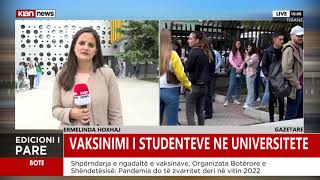 Vaksinimi i studentëve në Universitete, ka një interes të shtuar nga të rinjtë