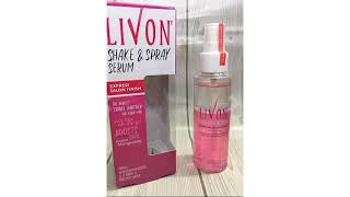 LIVON SHAKE AND SPRAY HAIR SERUM...