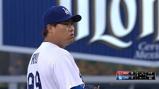 ARI@LAD: Ryu fans nine over 6 2/3 frames