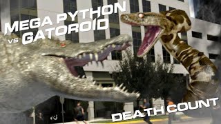 Mega Python Vs. Gatoroid (2011) Death Count