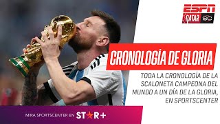 ARGENTINA CAMPEÓN: CRONOLOGÍA A UN DÍA DE GLORIA en #SportsCenter por #ESPN