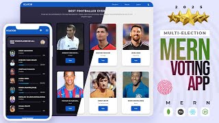 MERN Stack Project: Build & Deploy a Multi Election Voting App using MongoDB Express React Node JS