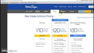 Realtor Using Docusign to Send a Doc