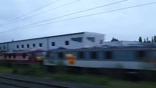 Passing Crewe Electric depot stored class 90s, plus almost being taken out by a Voyager!