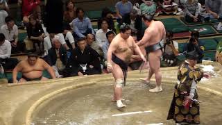 Arawashi (7-8) - Myogiryu (4-11) , Sumo : Natsubasho '17