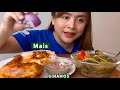 Ginisang Munggo,Chicken Ala Mang Inasal,Bagoong Isda(GINAMOS) at kaning mais | Mukbang