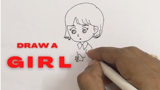how to draw a litle girl faster