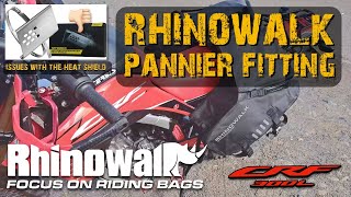 28ltr Rhinowalk Panniers \u0026 The issue with the Heat Shield at the end of the video.