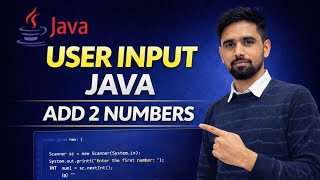 👉 Java Program to Add Two Numbers with User Input | Scanner Class | Hindi Tutorial