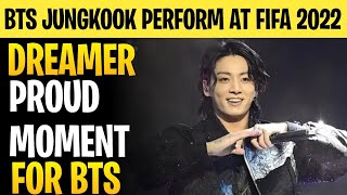 Jung Kook from BTS performs 'Dreamers' at FIFA World Cup opening ceremony #fifa #fifa22