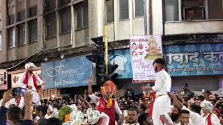 Shivgarjana Dhol Tasha Pathak at Laxmi Road, Pune I 2019 I