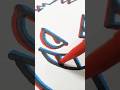 How To Draw Glitch Effect!! Tutorial ❤️🖤💙#shorts #art #drawing