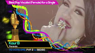 Best Pop Vocalist Female for a Single | Nominations | PTC Punjabi Music Awards 2017 | 23 March