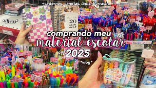 ￼COMPRANDO MEU MATERIAL ESCOLAR 2025! 📚✨🎀 *3 ano ensino médio*