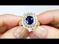 unheated royal burmese blue sapphire ring at 2.59 carats by kat florence. kf07127