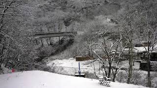 Snowy Shima Onsen, January 2020. 四万温泉の雪景色 2020