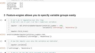 Arbitrary number imputation with Feature-engine
