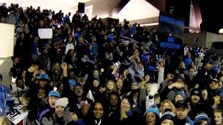 Fans Welcome Panthers Home After Super Bowl 50