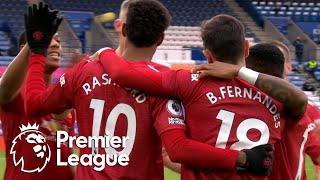 Marcus Rashford slots Manchester United in front of Leicester City | Premier League | NBC Sports