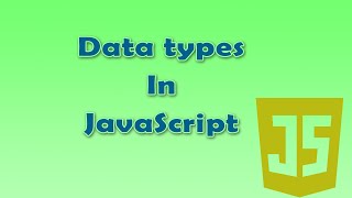 4. Data types in JavaScript