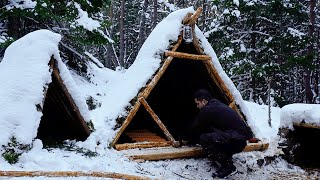 Building Log Cabins, Bushcraft Shelters-My daily life