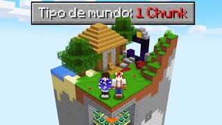 ZERANDO O MINECRAFT EM APENAS UMA CHUNK