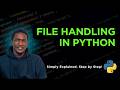 12.  File Handling in Python - An introduction with Examples