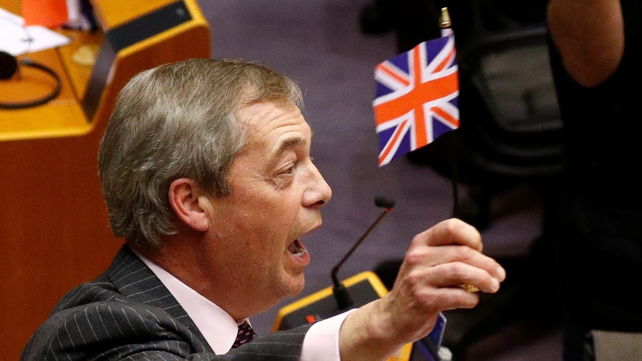 Nigel Farage’s Final Speech To European Parliament Cut Short After He ...