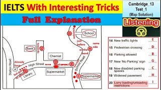 Cambridge 13 Test 1 Listening Map Solution