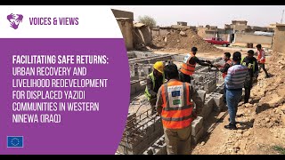 Facilitating safe returns: urban recovery \u0026 livelihood redevelopment for displaced Yazidis in Iraq