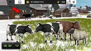 Fs 18 Delivered All Animals( Cows,Pigs, Sheeps ) In Their Shade ! Fs18 New Update Gameplay #fs18