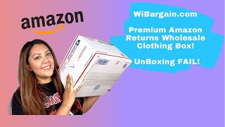 My Black Friday Unboxing FAIL! WiBargain.com Amazon Returns Clothing Box