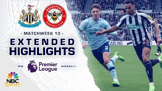 Newcastle United v. Brentford | PREMIER LEAGUE HIGHLIGHTS | 10/8/2022 | NBC Sports