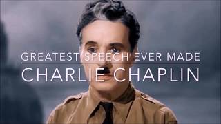 Charlie Chaplin's Greatest Speech with English subtitles