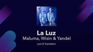 Maluma, Wisin & Yandel - La Luz Lyrics English and Spanish - English Translation / Dual Subtitles