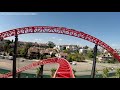 red fire front seat hd pov viasea theme park istanbul turkey