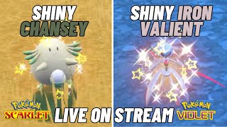 SHINY CHANSEY AND SHINY IRON VALIENT REACTION (Shiny Living Dex: 254/661)