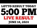 Lotto Result Today 5PM Draw June 14, 2024 PCSO LIVE Result