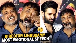 Director Lingusamy Most EMOTIONAL Speech At The Warrior Pre Release Event Tamil | Ram | DailyCulture