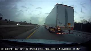 2019 03 14 Pure Freight Lines Franklin Park IL road rage and wreckless driving