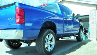 2007 Dodge Ram 1500 Hemi with Magnaflow Performance exhaust #16699 Before \u0026 after