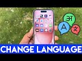 How to Change Language in iPhone 15 - List of Languages