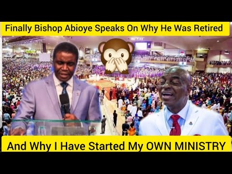 Bishop David Abioye Reveals Why He Started His Own Ministry After His