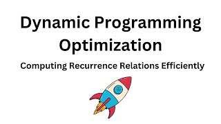 Dynamic Programming Optimization | Efficiently Computing Recurrence Relations | Codeforces 1788E