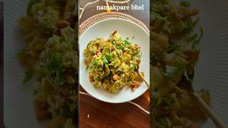 Bhel recipe, namakpare bhel, street food, new recipe #shorts