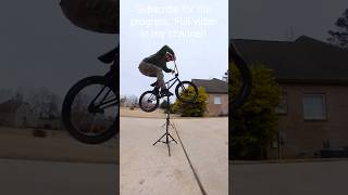 January BMX Progress - the 2 foot bunny hop  #bmx #bmxtricks #bmxlife