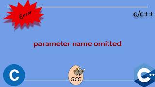 parameter name omitted