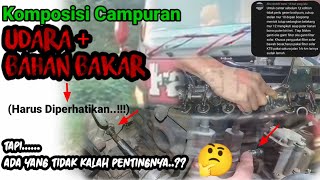 Cara setel campuran Udara + Bahan bakar..// Kang Boon //.