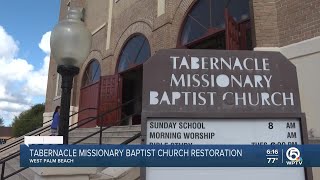 Tabernacle Missionary Baptist Church in West Palm Beach works on restoration project