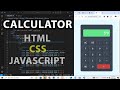 Build a Calculator Using HTML, CSS & JavaScript — Beginner Project Tutorial (Step-by-Step)